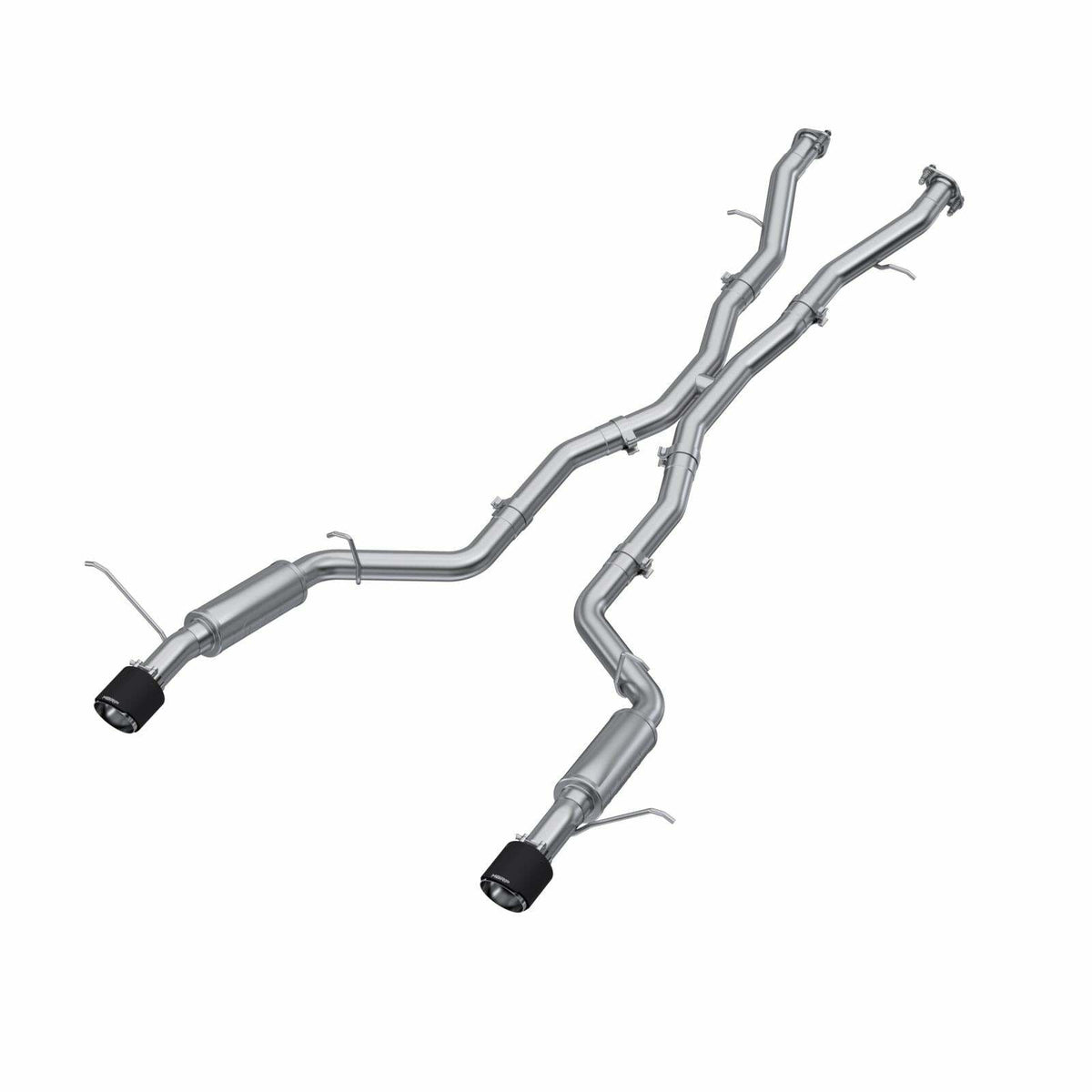 MBRP Exhaust 2018-2023 Dodge Durango SRT SRT Hellcat 6.2L/6.4L Armor Pro T304 Stainless Steel 3 Inch Cat-Back Dual Rear Exit with Carbon Fiber Tips MBRP S51053CF