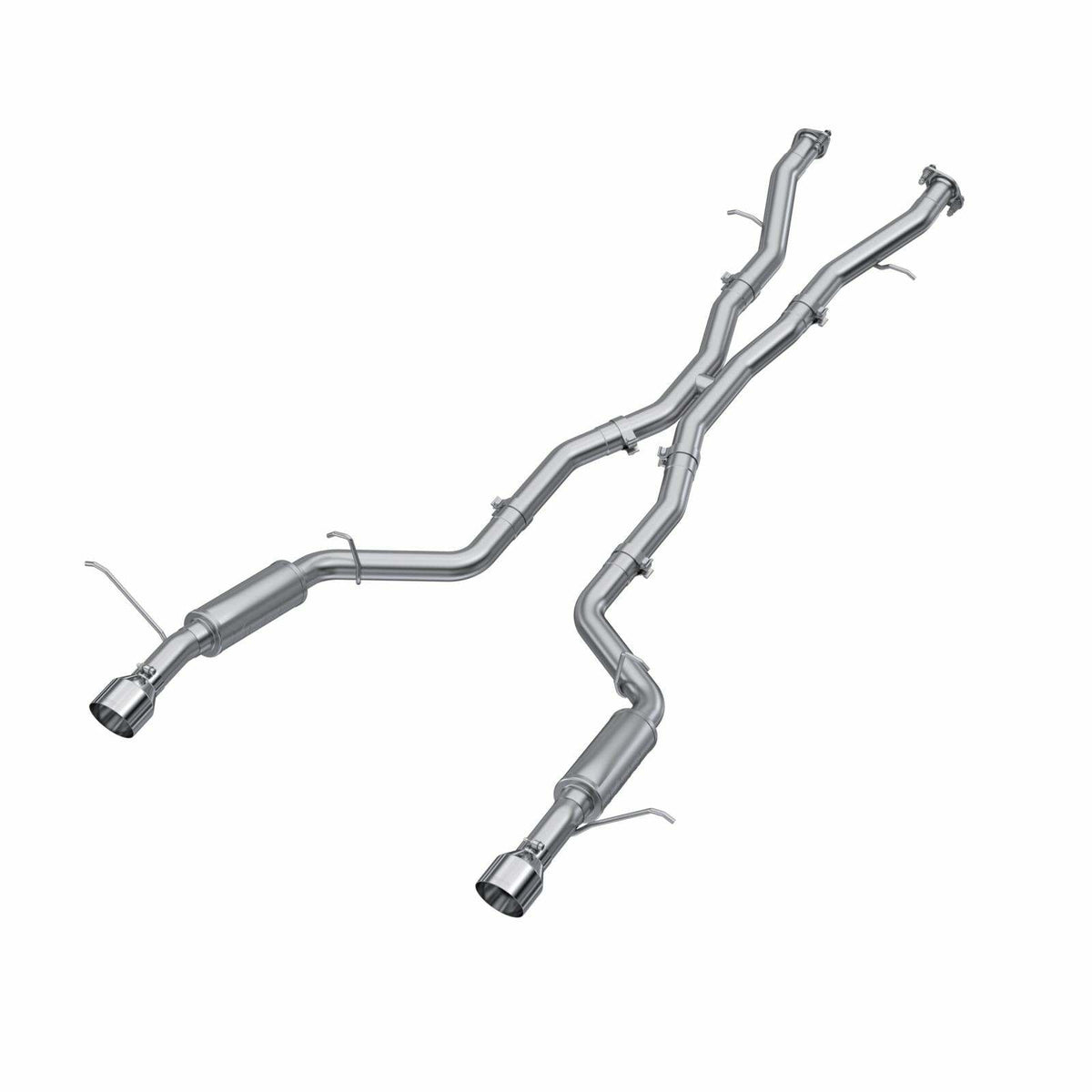 MBRP Exhaust 2018-2023 Dodge Durango SRT SRT Hellcat 6.2L/6.4L Armor Lite Aluminized Steel 3 Inch Cat-Back Dual Rear Exit MBRP S5105AL