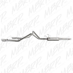 MBRP Exhaust S5108409 2 1/2in. Cat Back; Dual Split Rear; T409