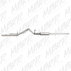 MBRP Exhaust S5126AL 2 1/2in. Cat Back; Dual Split Rear; AL
