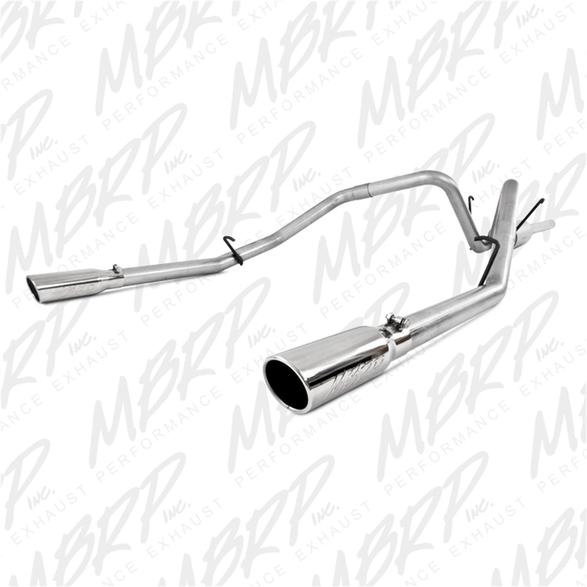 MBRP Exhaust S5126AL 2 1/2in. Cat Back; Dual Split Rear; AL