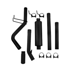 MBRP Exhaust S5142BLK 3in. Cat Back; Single Side; Black Coated