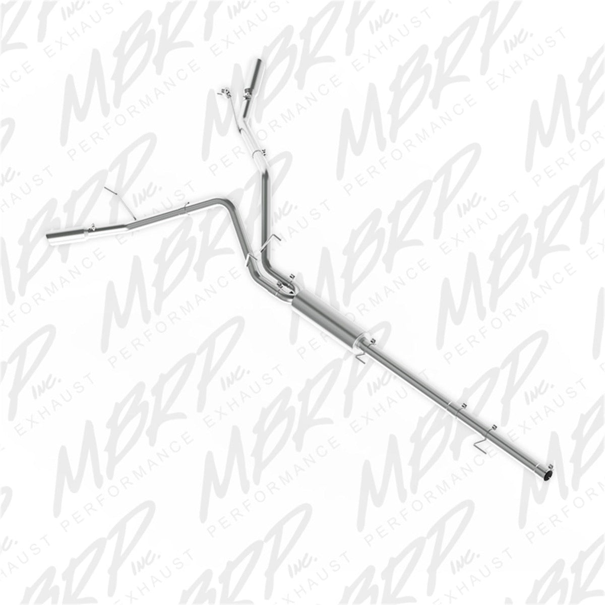 MBRP Exhaust S5144409 2 1/2in. Cat Back; Dual Split Side; T409