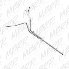 MBRP Exhaust S5144409 2 1/2in. Cat Back; Dual Split Side; T409