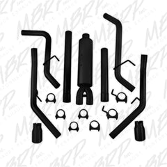 MBRP Exhaust S5146BLK 2 1/2in. Cat Back; Dual Split Rear; Black Coated (through stock bumper)