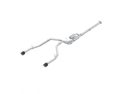 MBRP Exhaust T304 Stainless Steel 3" Cat-Back 2.5" Dual Split Rear with Carbon Fiber Tips PN. S51563CF