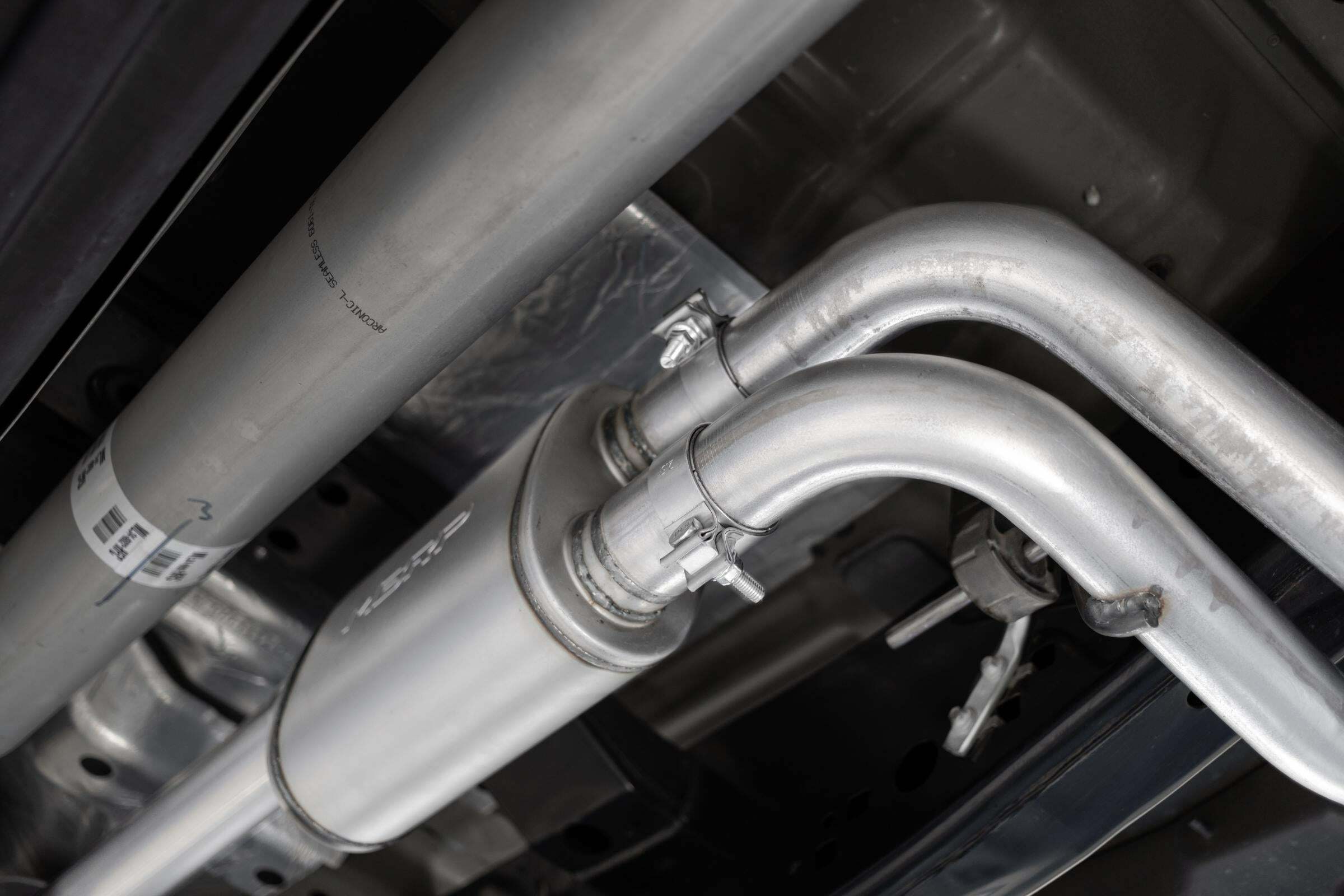 MBRP Exhaust 3 inch Cat-Back 2.5 inch Dual Pre-Axle (Race Profile) 21-Up F-150 T304 Stainless Steel MBRP S5217304