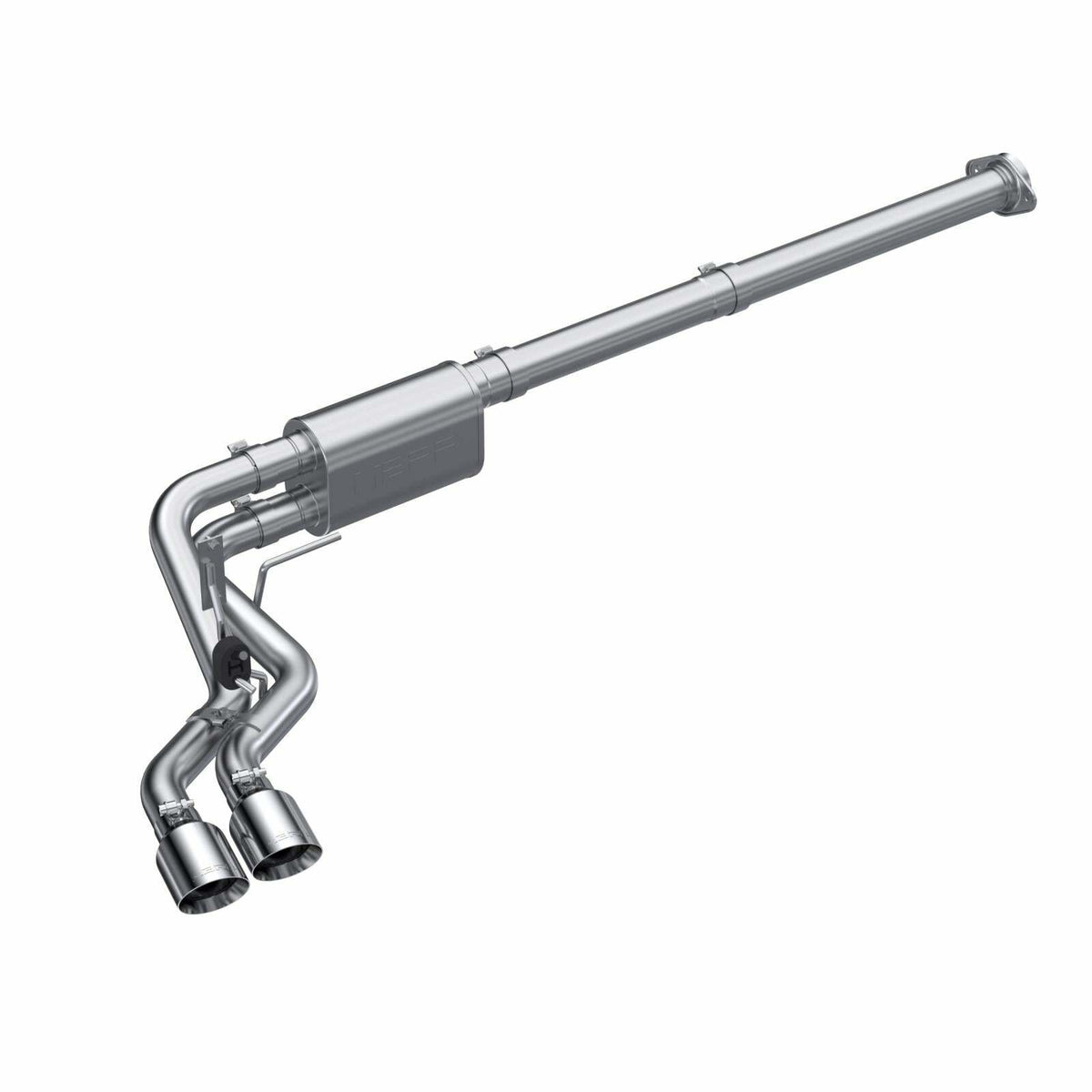 MBRP Exhaust 3 inch Cat-Back 2.5 inch Dual Pre-Axle (Race Profile) 21-Up F-150 T304 Stainless Steel MBRP S5217304