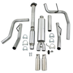 MBRP Exhaust S5232AL 2 1/2in. Cat Back; Dual Side; AL