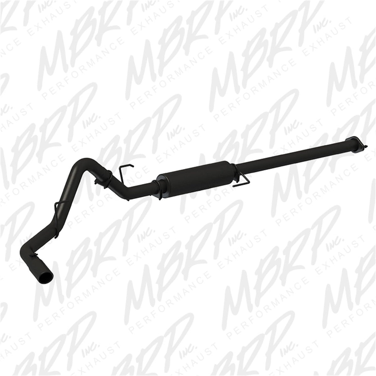 MBRP Exhaust S5253BLK 3in. Cat Back; Single; Black
