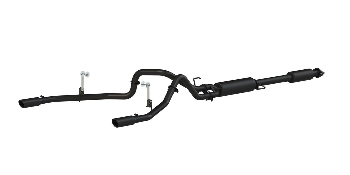 MBRP Exhaust S5258BLK 2 1/2in. Cat Back; Dual Rear; Black