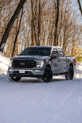 MBRP Exhaust 2021-2023 Ford F-150 Tremor and 2022-2023 Ford F-150 Black-Coated Aluminized Steel 3 Inch Cat-Back Dual Rear Exit Armor BLK Series MBRP S5268BLK