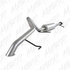 MBRP Exhaust S5310AL 2 1/2in. Cat Back; Single Rear; Off-Road Tail; No tip; AL