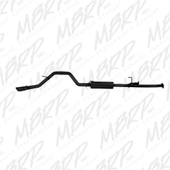 MBRP Exhaust S5314BLK 3in. Cat Back; Single Side; Black Coated