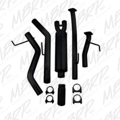 MBRP Exhaust S5314BLK 3in. Cat Back; Single Side; Black Coated
