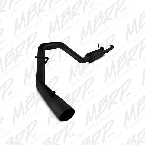 MBRP Exhaust S5314BLK 3in. Cat Back; Single Side; Black Coated