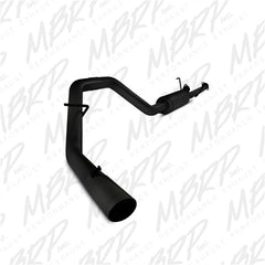 MBRP Exhaust S5314BLK 3in. Cat Back; Single Side; Black Coated