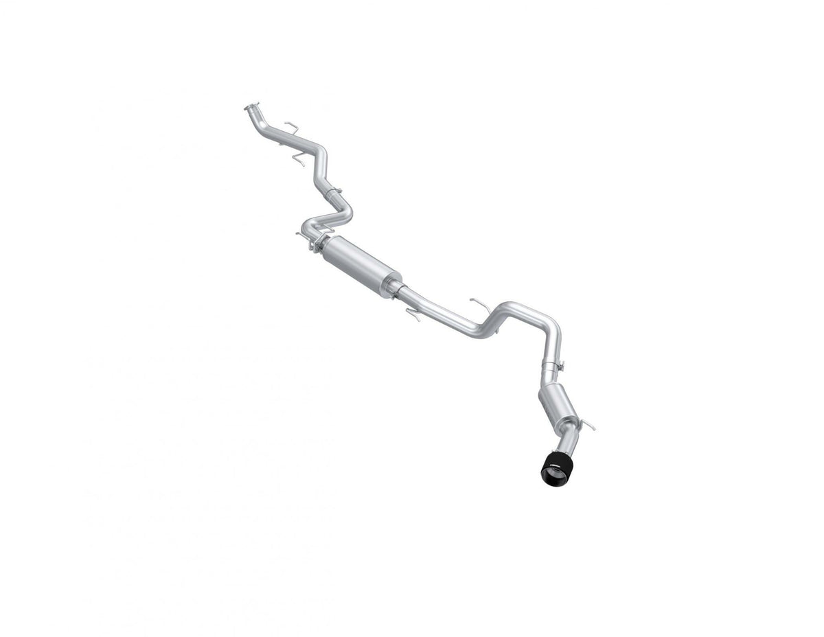 MBRP Exhaust T304 Stainless Steel 3" Cat-Back Single Side Exit with Carbon Fiber Tip PN. S53233CF