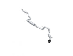 MBRP Exhaust T304 Stainless Steel 3" Cat-Back Single Side Exit with Carbon Fiber Tip PN. S53233CF