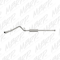 MBRP Exhaust S5326AL 2 1/2in. Cat Back; Single Exit; AL