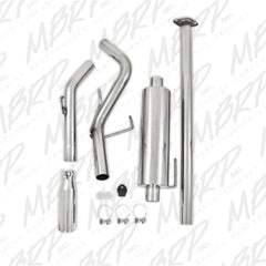 MBRP Exhaust S5326AL 2 1/2in. Cat Back; Single Exit; AL