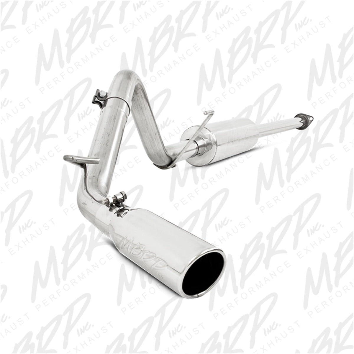 MBRP Exhaust S5326AL 2 1/2in. Cat Back; Single Exit; AL