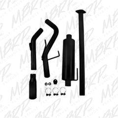 MBRP Exhaust S5326BLK 2 1/2in. Cat Back; Single Exit; Black Coated