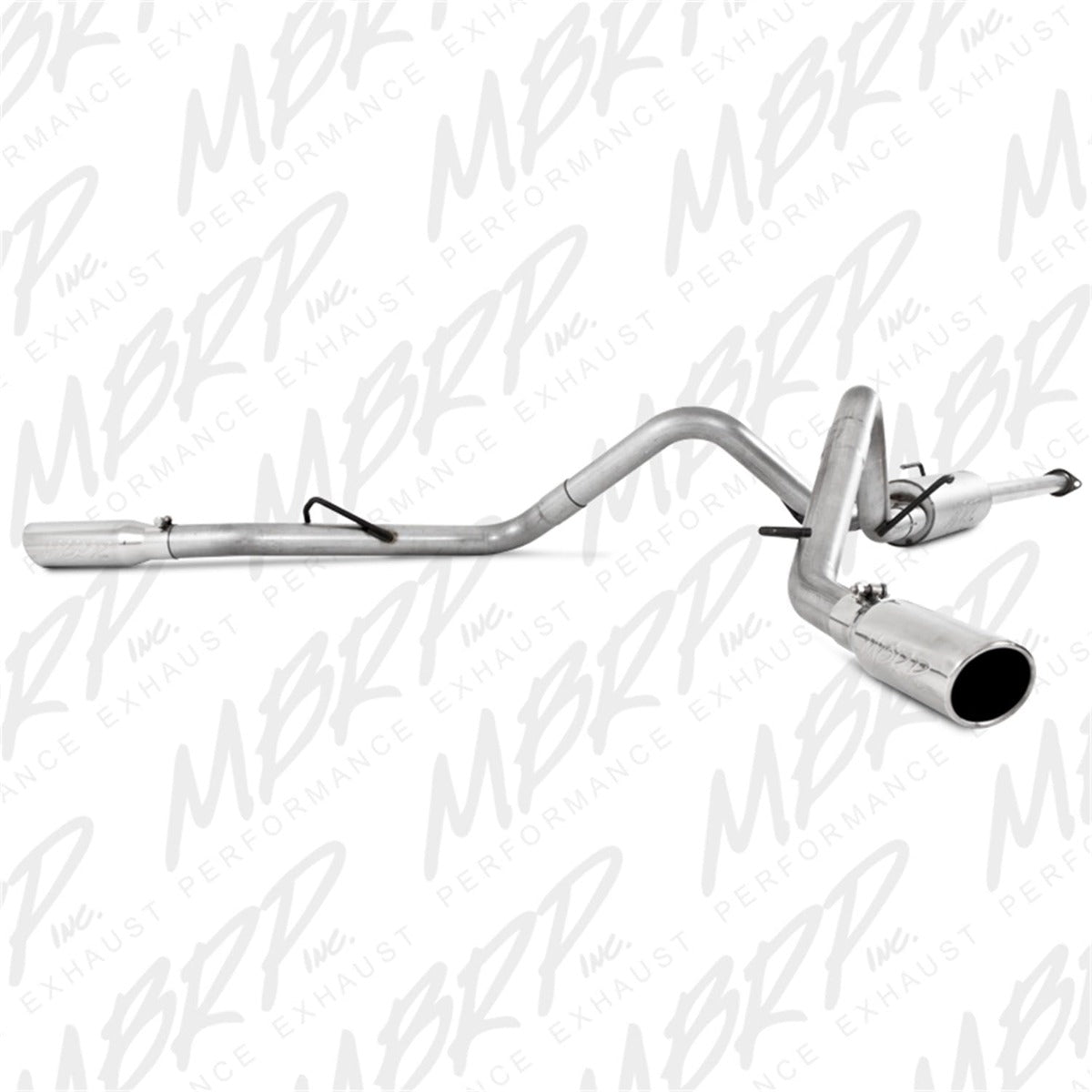 MBRP Exhaust S5328AL 2 1/2in. Cat Back; Dual Split Side; AL
