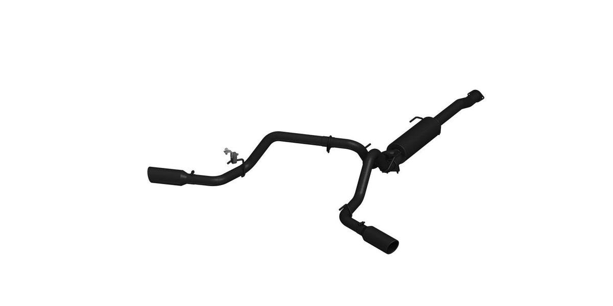 MBRP Exhaust S5340BLK 3in. Cat Back; Dual Split Side; Black