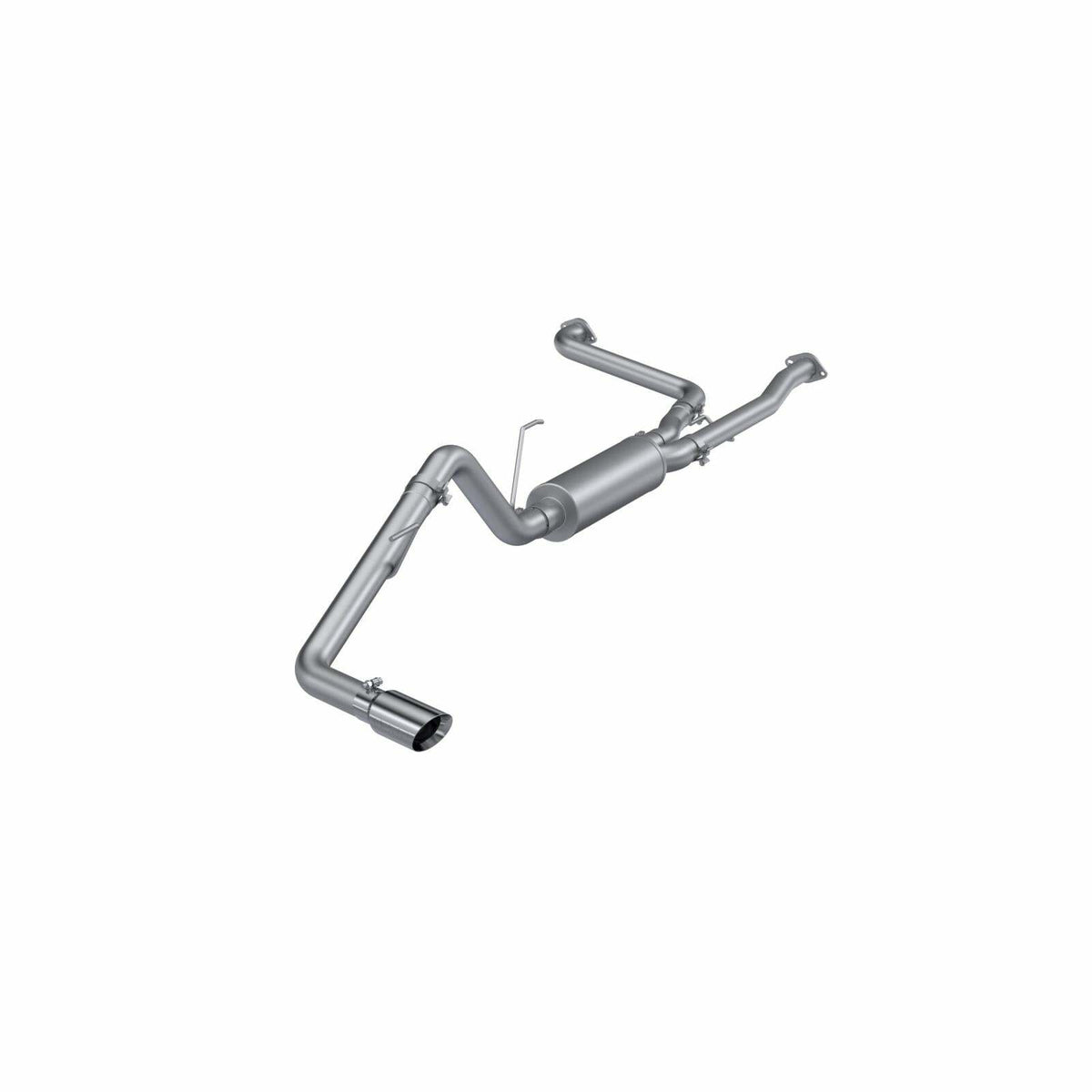 MBRP Exhaust 2022-Up Nissan Frontier 3.8L Aluminized Steel 2.5 Inch Cat-Back 3 Inch Single Rear Exit Armor Lite Series MBRP S5407AL