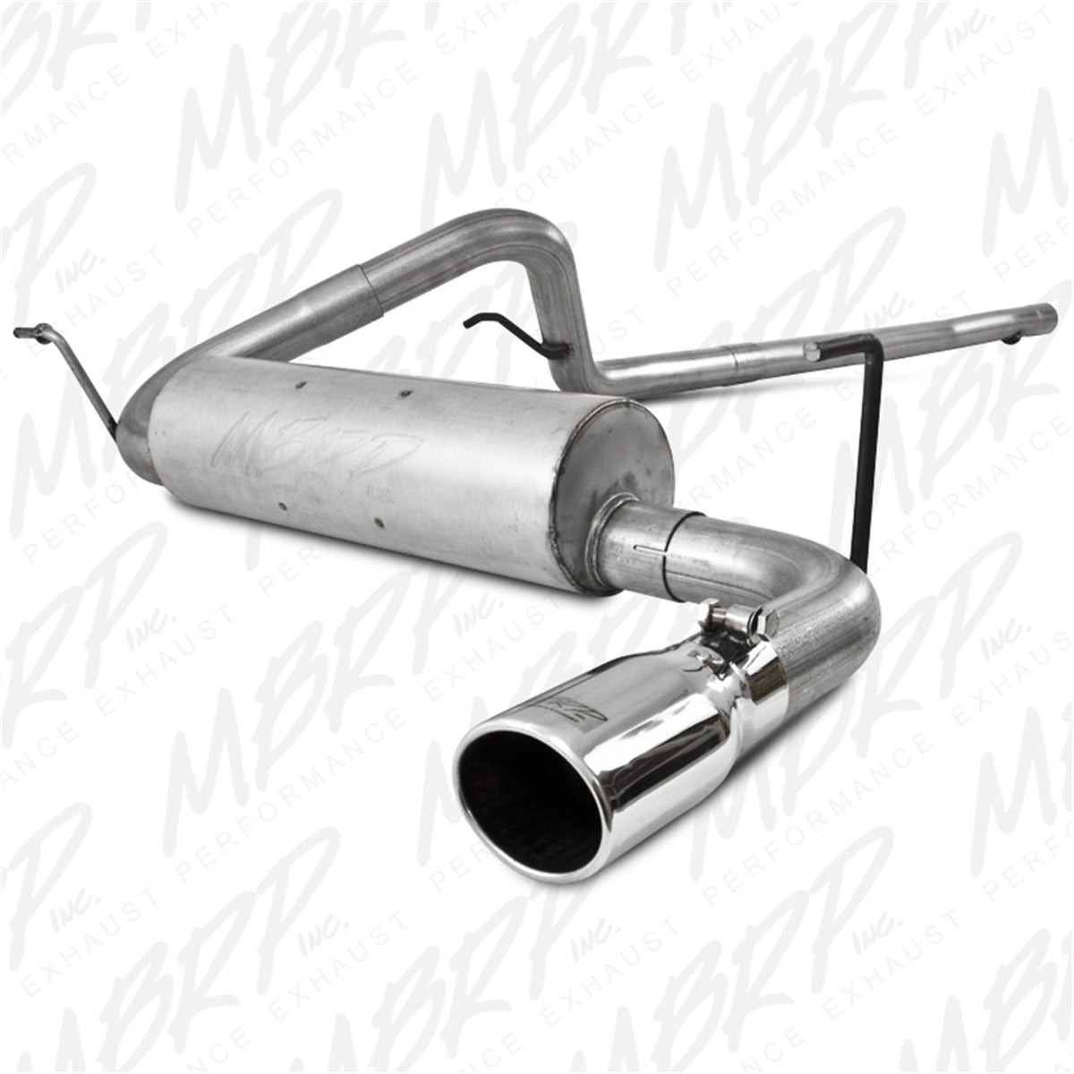 MBRP Exhaust S5502AL 2 1/2in. Cat Back; Single Side; AL