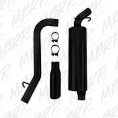 MBRP Exhaust S5512BLK 2 1/2in. Cat Back; Single Side; Black Coated