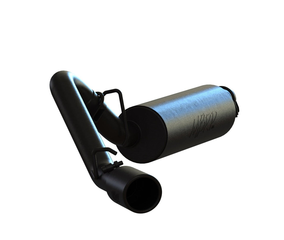 MBRP Exhaust S5512BLK 2 1/2in. Cat Back; Single Side; Black Coated