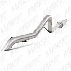 MBRP Exhaust S5514AL 2 1/2in. Off-Road Tail Pipe; Muffler before Axle; AL