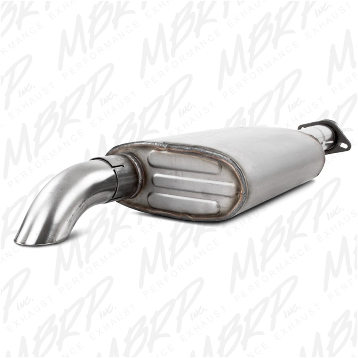 MBRP Exhaust S5522409 2 1/2in. Cat Back; Single; Off-Road; Turn Down; T409