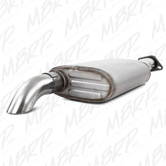 MBRP Exhaust S5522409 2 1/2in. Cat Back; Single; Off-Road; Turn Down; T409