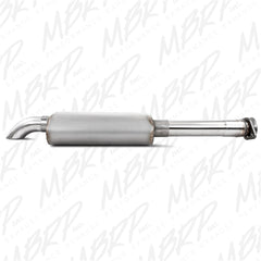 MBRP Exhaust S5522409 2 1/2in. Cat Back; Single; Off-Road; Turn Down; T409