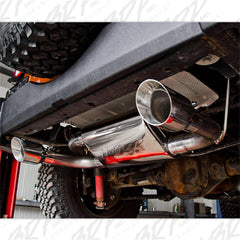 MBRP Exhaust S5528AL 2 1/2in. Axle Back; Dual Rear Exit; AL