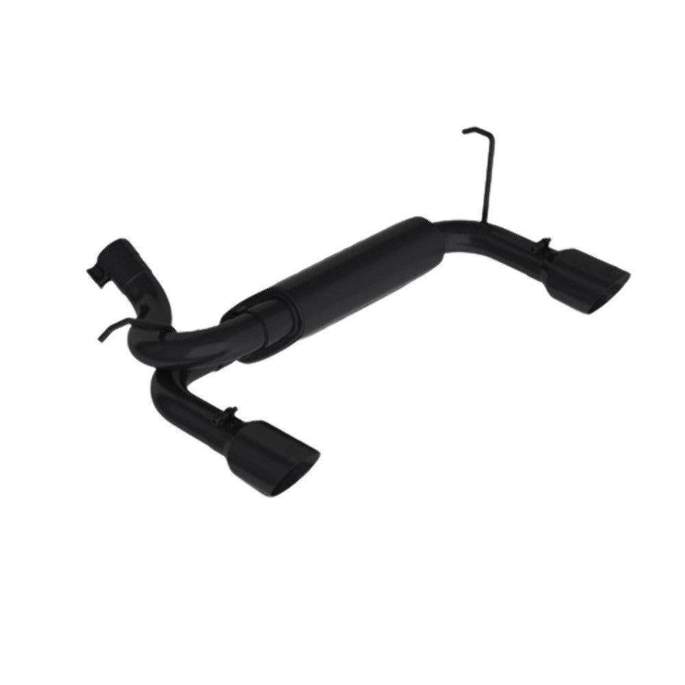 MBRP Exhaust S5528BLK 2 1/2in. Axle Back; Dual Rear Exit; BLK