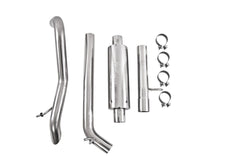 MBRP Exhaust S5530409 2 1/2in. Cat Back; Off-Road Tail Pipe; Muffler before Axle; T409