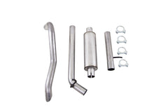 MBRP Exhaust S5530AL 2 1/2in. Cat Back; Off-Road Tail Pipe; Muffler before Axle; AL
