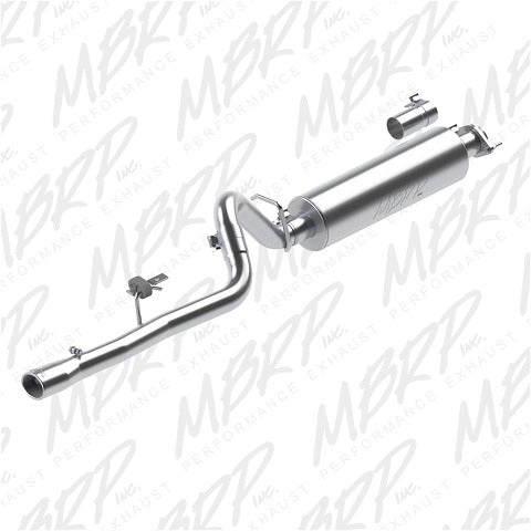 MBRP Exhaust S5534AL 2 1/2in. Cat Back; Single; AL