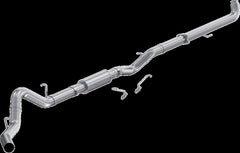 MBRP Exhaust 2001-2004 Chevrolet/GMC Silverado/Sierra 2500/3500 6.6L EC/CC 4 Inch Downpipe-Back Single Side Exit Aluminized Steel MBRP S6005P