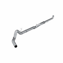 MBRP Exhaust Aluminized Steel 5 Inch Downpipe Back Single Side Exit No Muffler 01-04 Silverado/Sierra 2500/3500 6.6L Duramax EC/CC MBRP S60210PLM