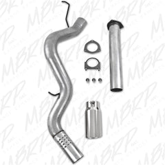 MBRP Exhaust S6026AL 4in. Filter Back; Single Side Exit; AL