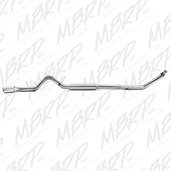 MBRP Exhaust S6100304 4in. Turbo Back; Single Side (94-97 Hanger HG6100 req.); T304