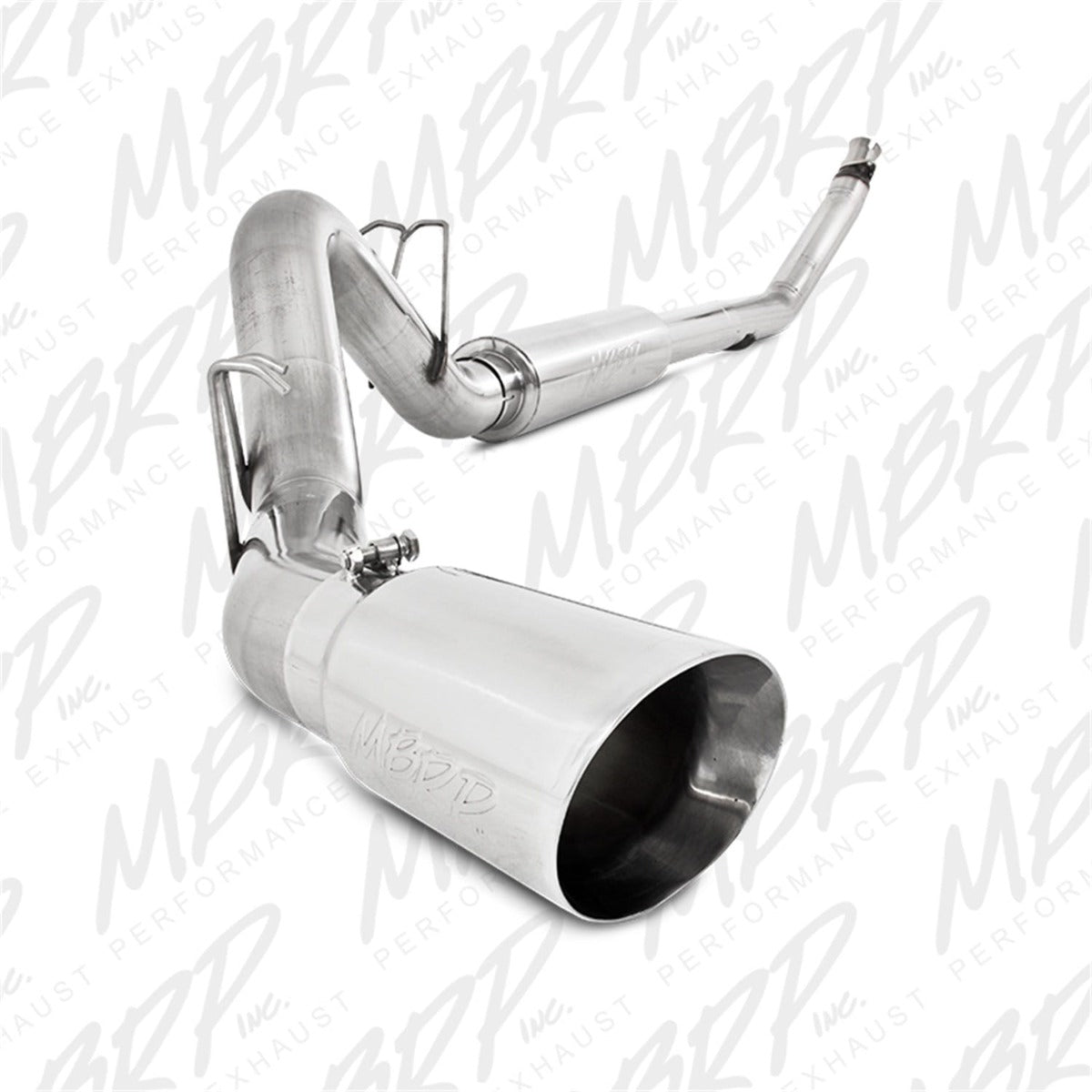 MBRP Exhaust S6100304 4in. Turbo Back; Single Side (94-97 Hanger HG6100 req.); T304