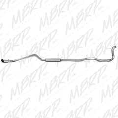 MBRP Exhaust S6150AL 4in. Turbo Back; Single Side Exit (4WD only); AL