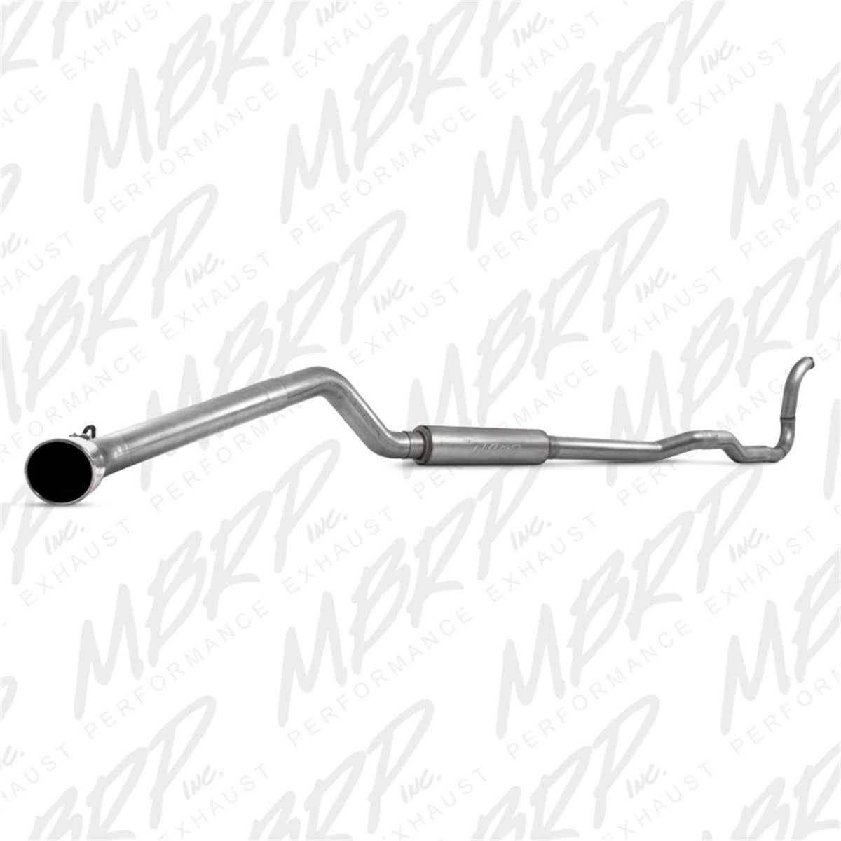 MBRP Exhaust S6150AL 4in. Turbo Back; Single Side Exit (4WD only); AL