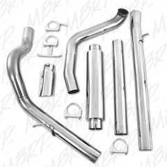 MBRP Exhaust S6200409 4in. Turbo Back; Single Side Exit; T409